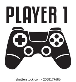 player 1 logo inspirational quotes typography lettering design