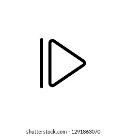 Player arrow icon. 