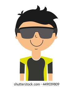player avatar isolated icon design, vector illustration  graphic 