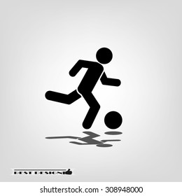 player and ball
