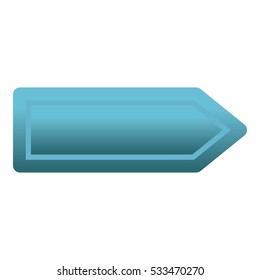 Player blue button icon. Flat illustration of player blue button vector icon for web