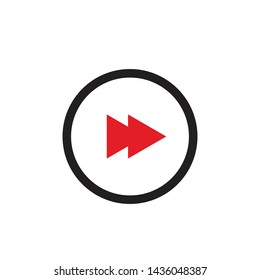 Player Button Icon Design Vector