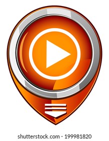 Player buttons on orange map pointer