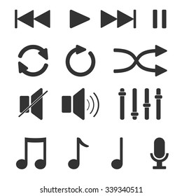 Player control. ?ontrol icons.