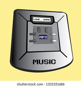 Player Disc MP3 Vector
