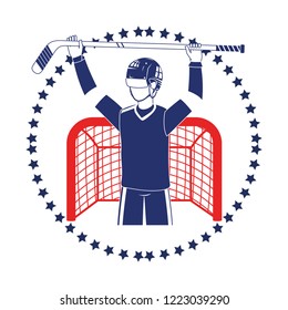 player hockey emblem