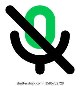 Player Icon Design Green-Black Line Style Template Logo 