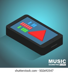 Player icon. isometric
