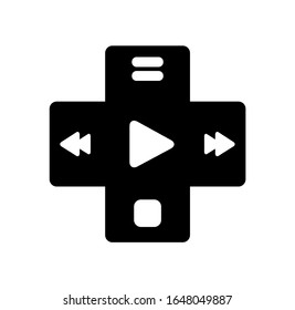 Spielersymbol auf weißem Hintergrund