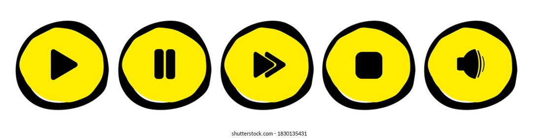 player icon on white background
