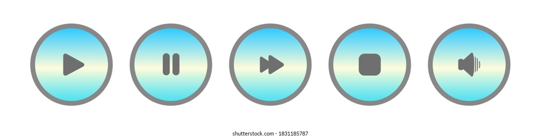 player icon on white background