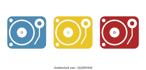 player icon on a white background, vector illustration