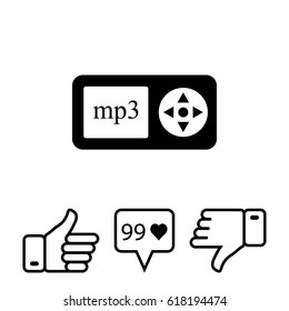 player icon stock vector illustration