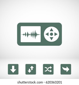 player icon stock vector illustration