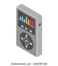player isometric  icon design 