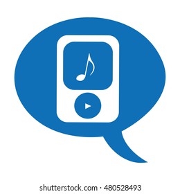 player music mp3 device vector illustration design