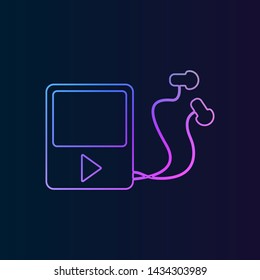 player nolan icon. Simple thin line, outline vector of Technology icons for UI and UX, website or mobile application