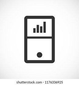 player phone vector icon 10 eps