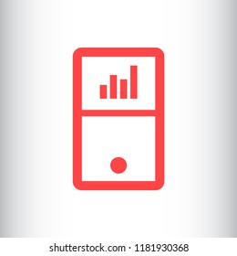 player phone vector icon 10 eps