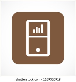 player phone vector icon 10 eps