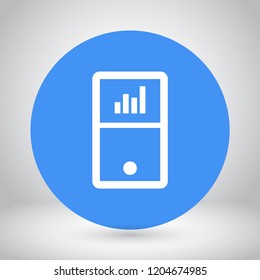 player phone vector icon 10 eps