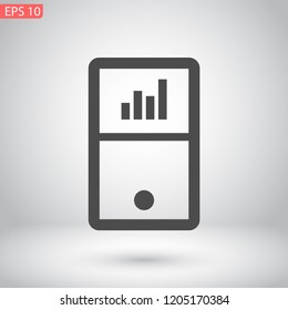 player phone vector icon 10 eps