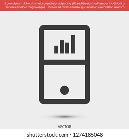 player phone vector icon 10 eps
