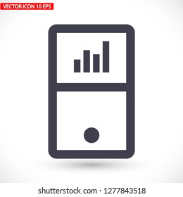 player phone vector icon 10 eps