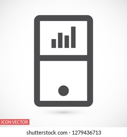 player phone vector icon 10 eps
