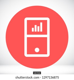 player phone vector icon 10 eps