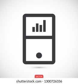player phone vector icon 10 eps