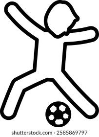 player play football soccer sport game ball run 6981
