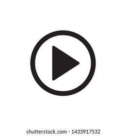 Player play icon design vector