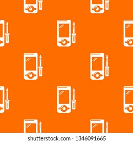 Player repairpattern vector orange for any web design best