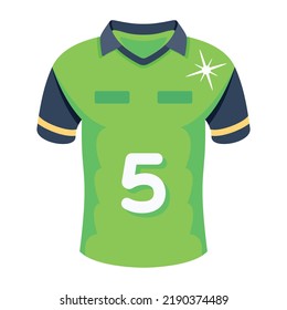 A player shirt flat icon download