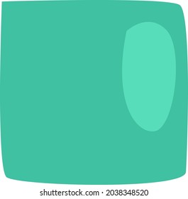 Player stop, illustration, vector, on a white background.