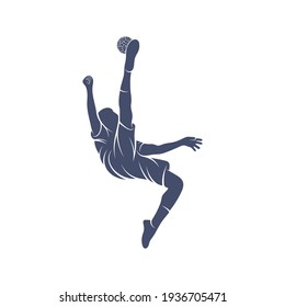 Dibujo vectorial del diseño del fútbol del takraw del jugador, plantilla de diseño del logo del fútbol del Takraw creativo, iconos de símbolos