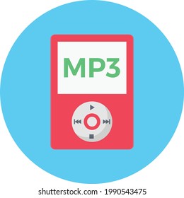 player vector flat colour icon