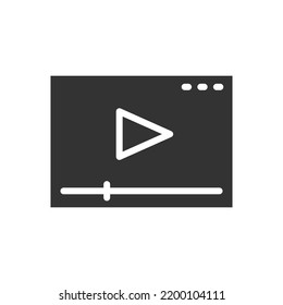 player vector glyph icon isolated on white background. player stock vector icon for web, mobile app and ui design