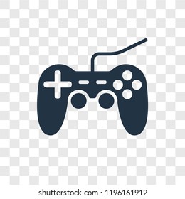 Player vector icon isolated on transparent background, Player transparency logo concept