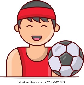 player Vector illustration on a transparent background. Premium quality symmbols. Vector line flat icons for concept and graphic design. 
