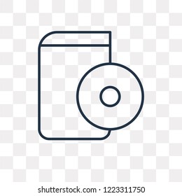 Player vector outline icon isolated on transparent background, high quality linear Player transparency concept can be used web and mobile