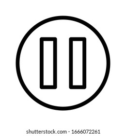 player vector thin line icon 