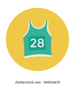 
Player Vest Colored Vector Icon
