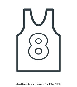 Player Vest Vector Icon