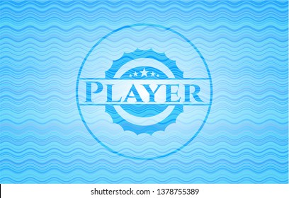 Player water representation emblem.