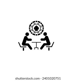 players concept line icon. Simple element illustration. players concept outline symbol design.