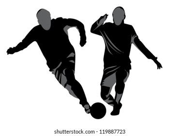 players kicks the ball