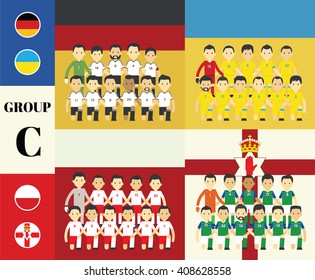 Players team with flags set