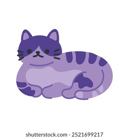 Playful Abstract Cat Illustration - 04